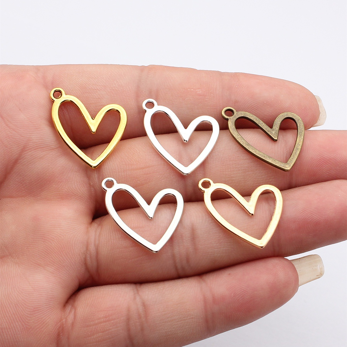 Vintage Jewelry Collection - WYSIWYG 20pcs 22x20mm 5 Colors Geometric