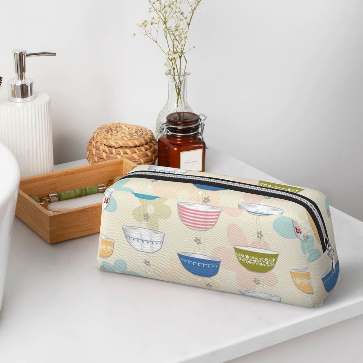 Vintage Collectible Pyrex - Vintage Pyrex Bowls Collection Pencil Cases