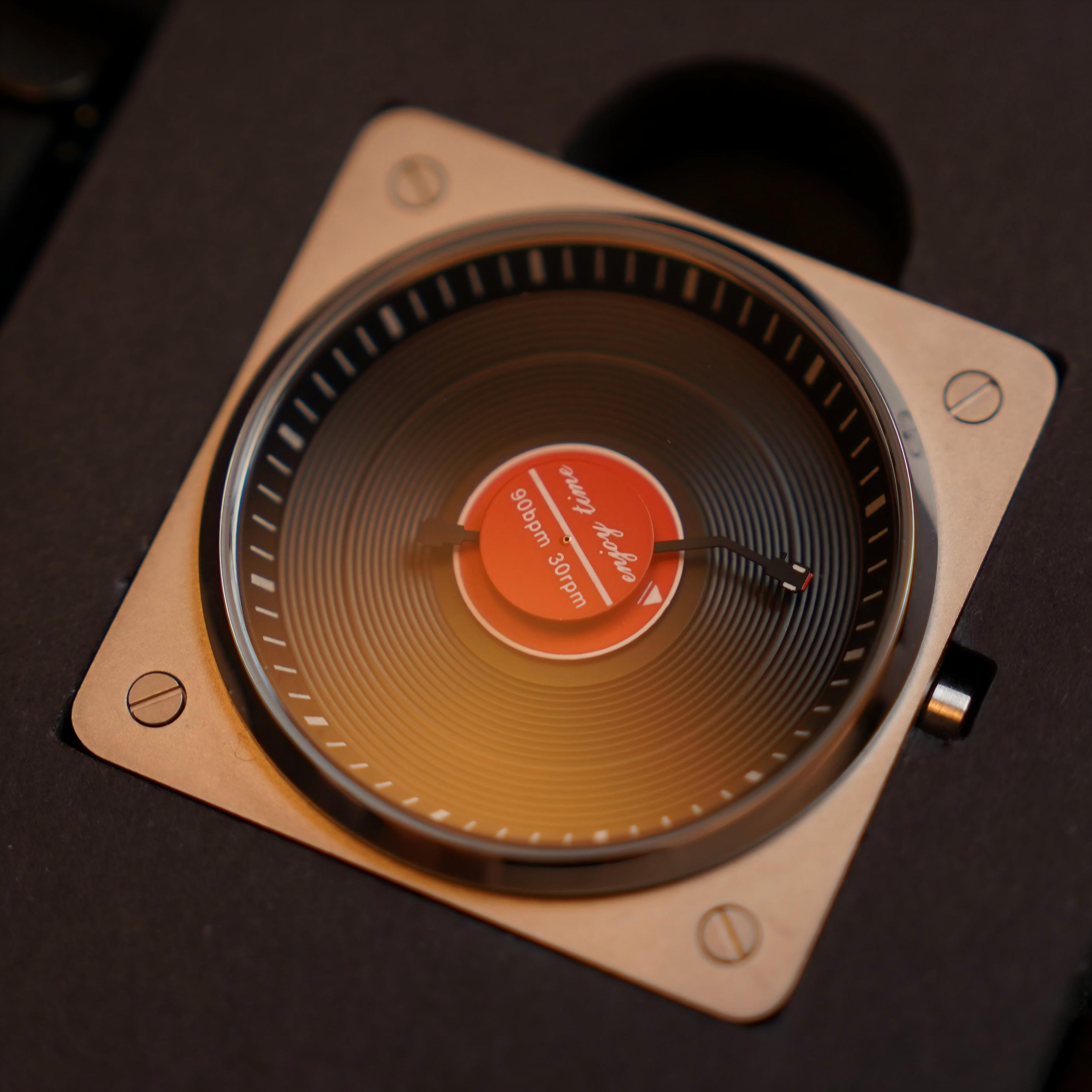Vintage Watch Collecting - SKU Vinyl Record Quartz watch for