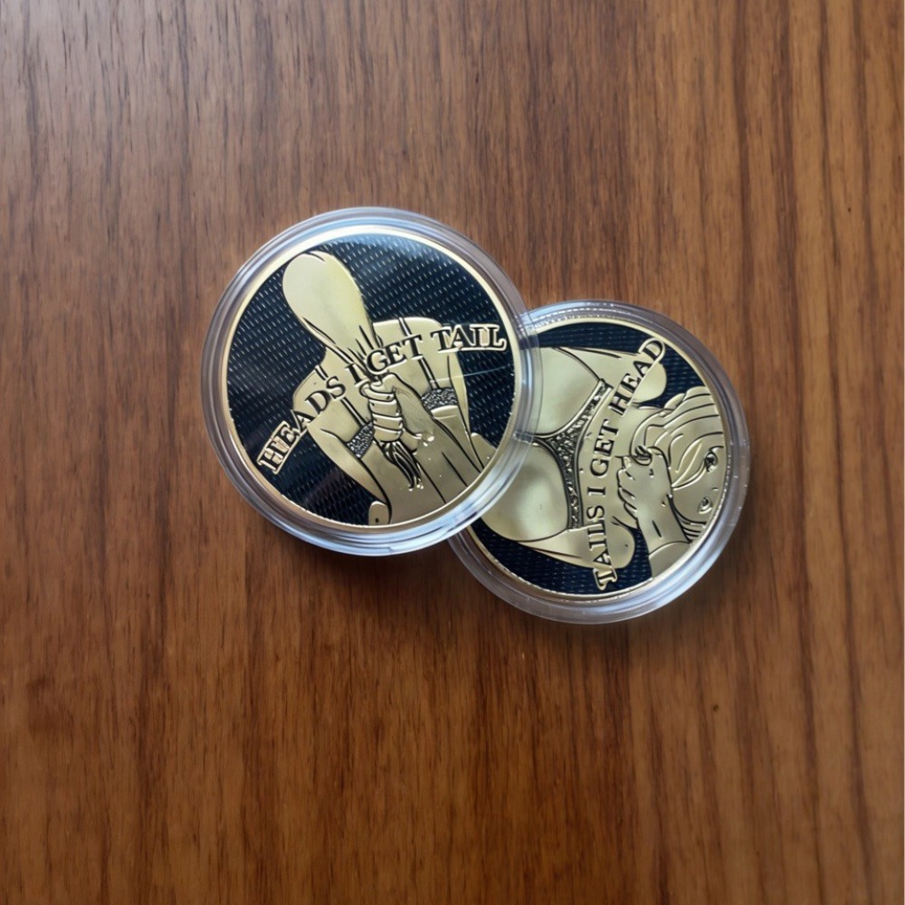 Vintage Collectible Coins - New Funny Heads and Tails Coins