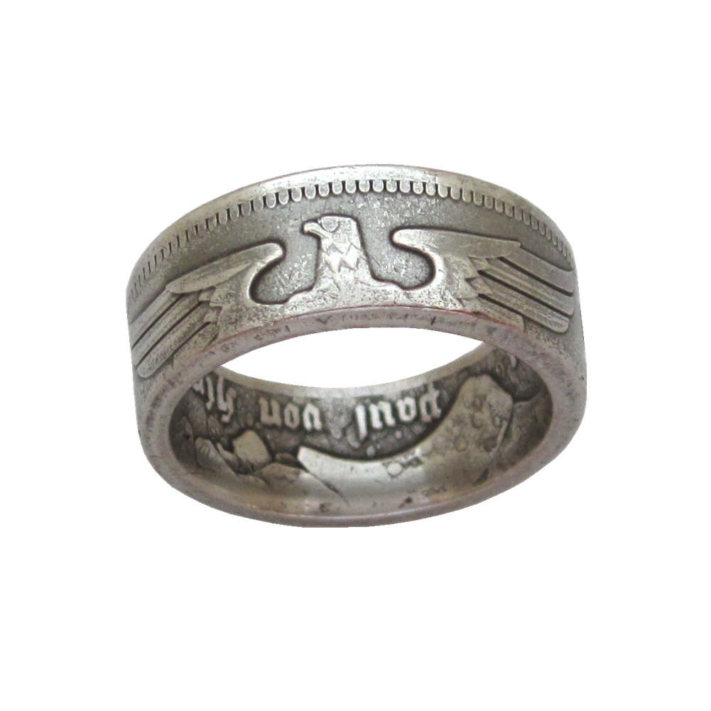 Vintage Collectible Coins - Handcrafted Coin Ring Handmade from Germany