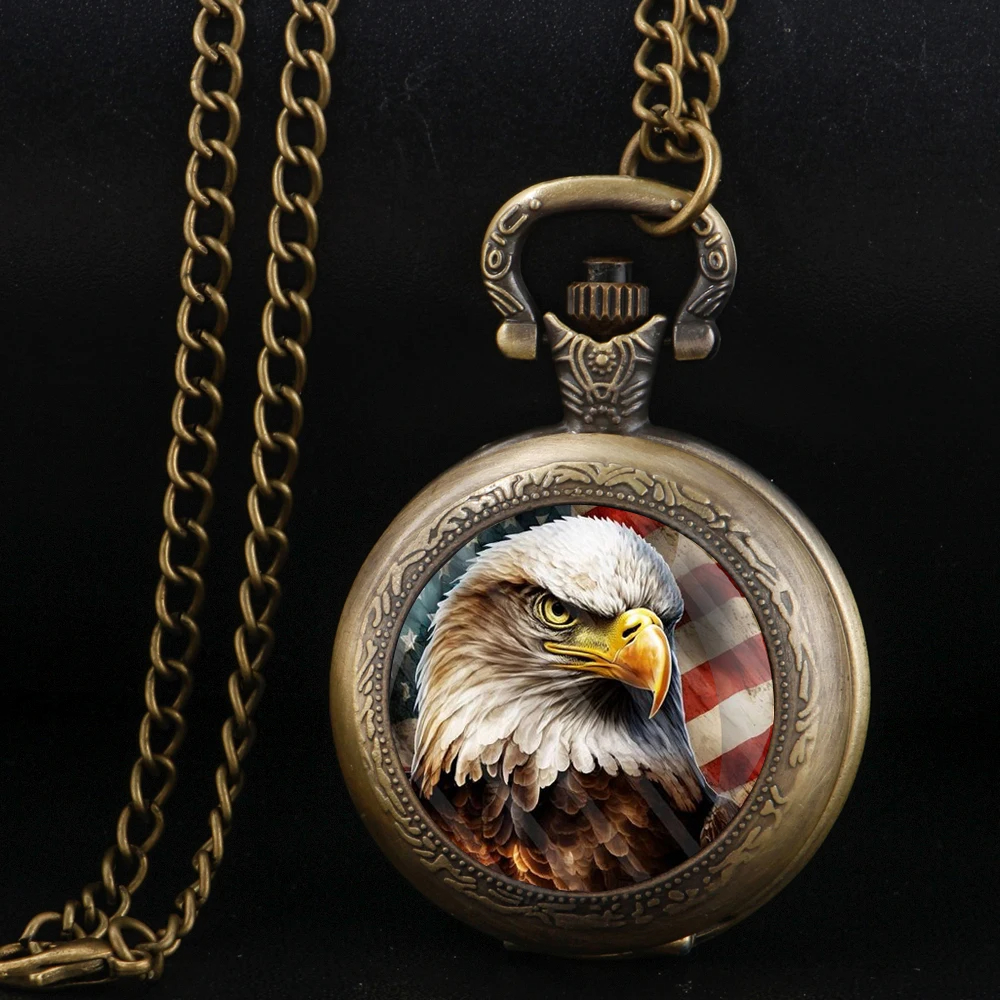 Vintage Watch Collecting - Vintage Antique Gold Bronze Eagle Pendant