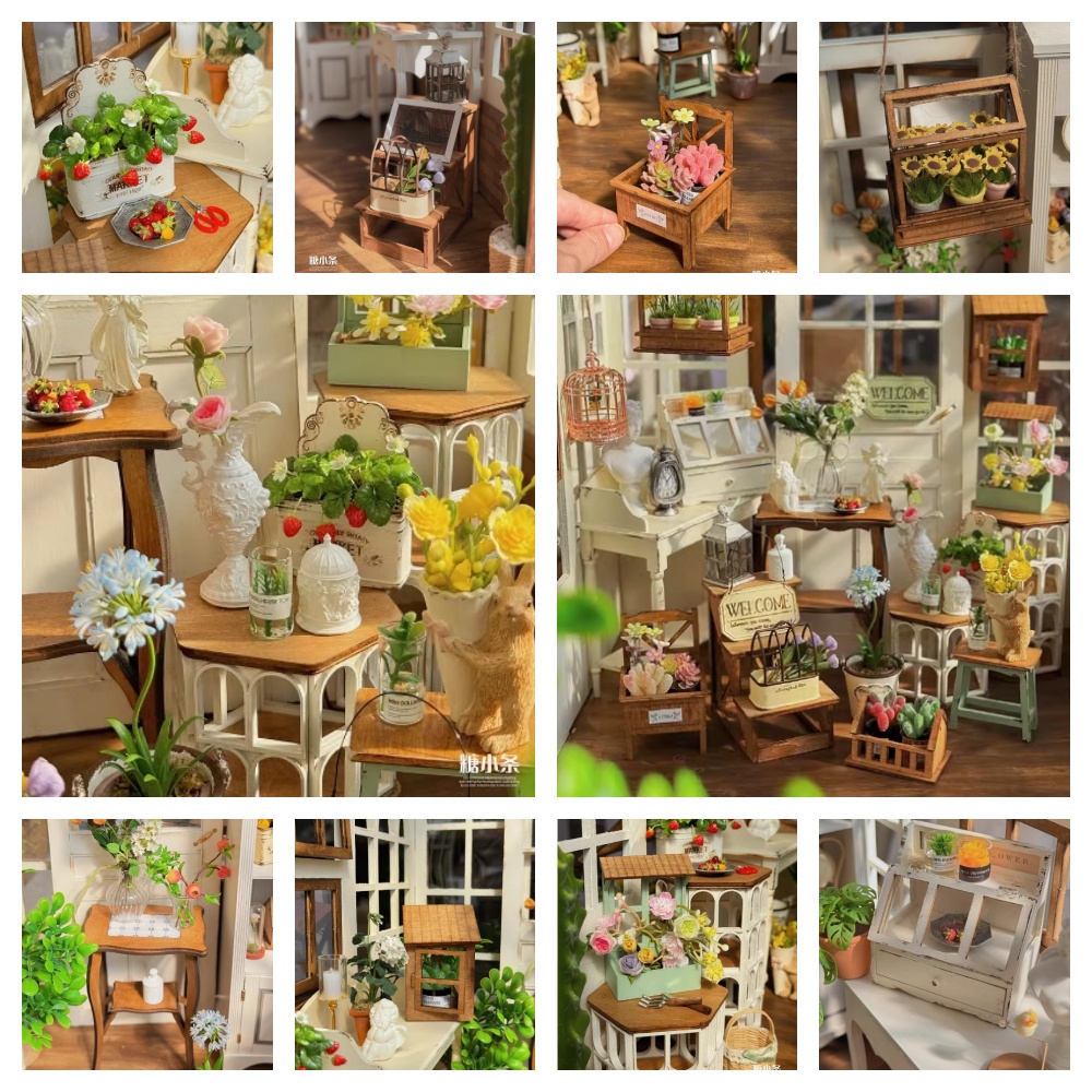 Vintage Collectible Dolls - Doll House Miniature Garden Accessories Vintage