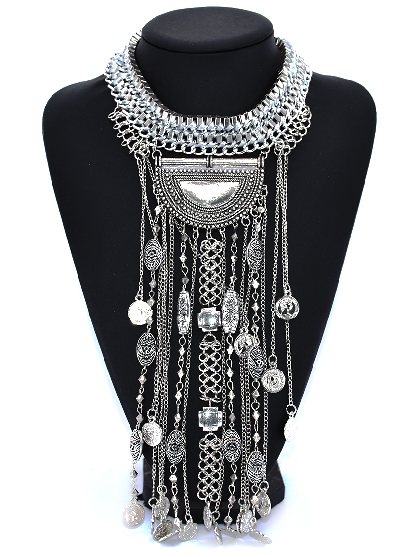 Classic Boho Ethnic Statement  - Vintage Collectible Coins incelemesi ve fiyatı