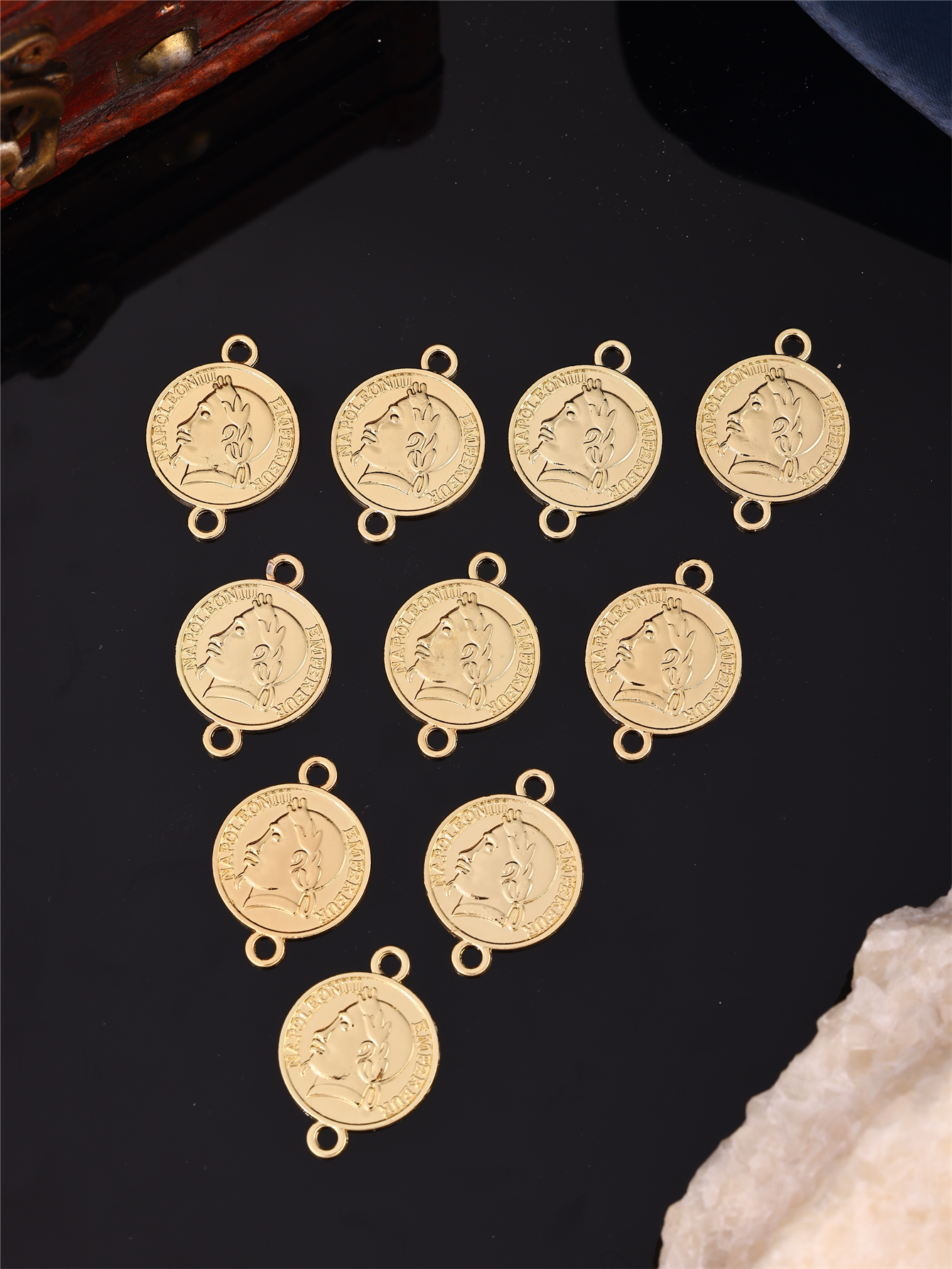 Coin-Shaped DIY Women's Robe A - Vintage Jewelry Collection incelemesi ve fiyatı