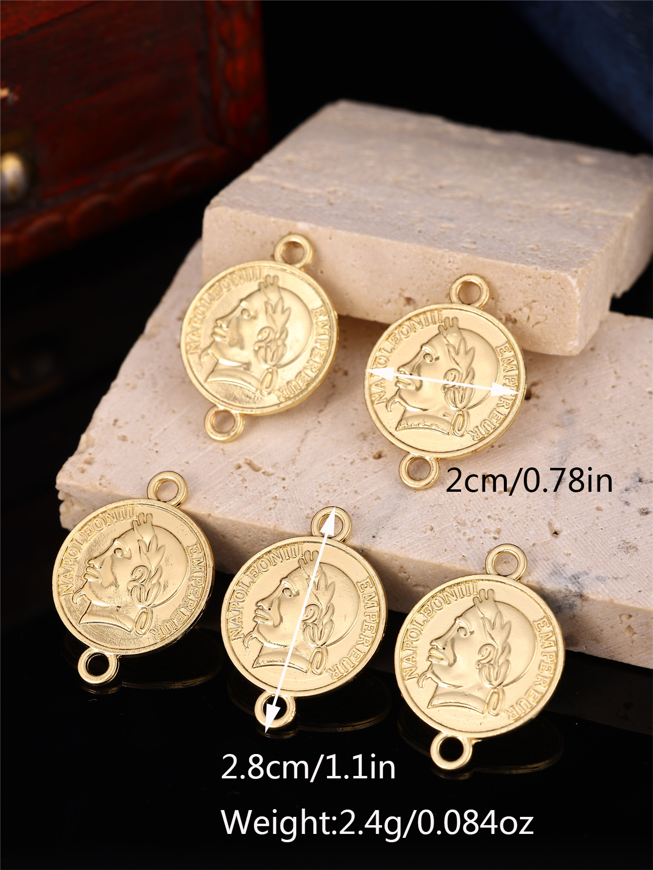 Coin-Shaped DIY Women's Robe A - Vintage Jewelry Collection incelemesi ve fiyatı