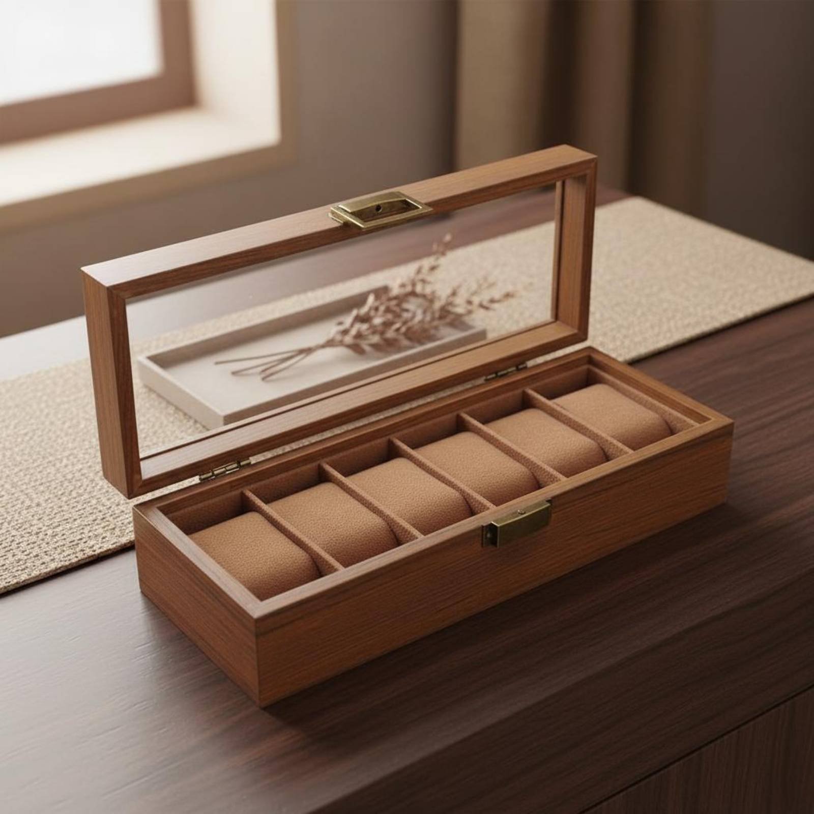 Wooden Watch Display Case Vint - Vintage Watch Collecting incelemesi ve fiyatı