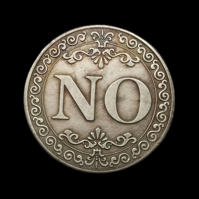 Vintage YES NO Decision Coin B - Vintage Collectible Coins incelemesi ve fiyatı