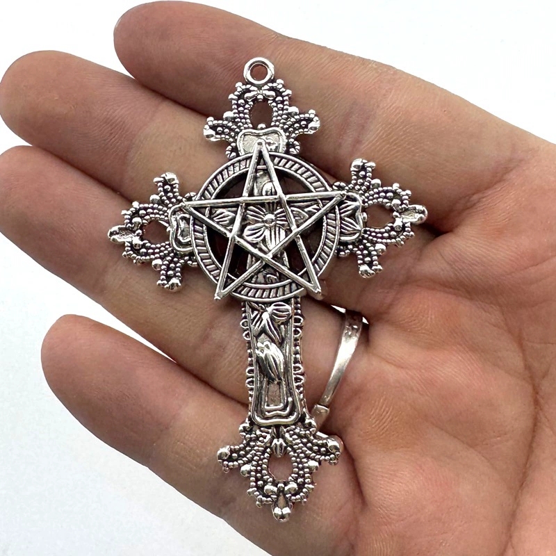 2pcs 30x15mm Gothic Big Cross  - Vintage Jewelry Collection incelemesi ve fiyatı