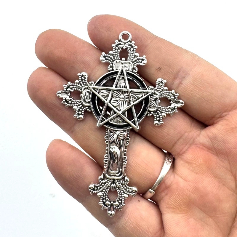 2pcs 30x15mm Gothic Big Cross  - Vintage Jewelry Collection incelemesi ve fiyatı
