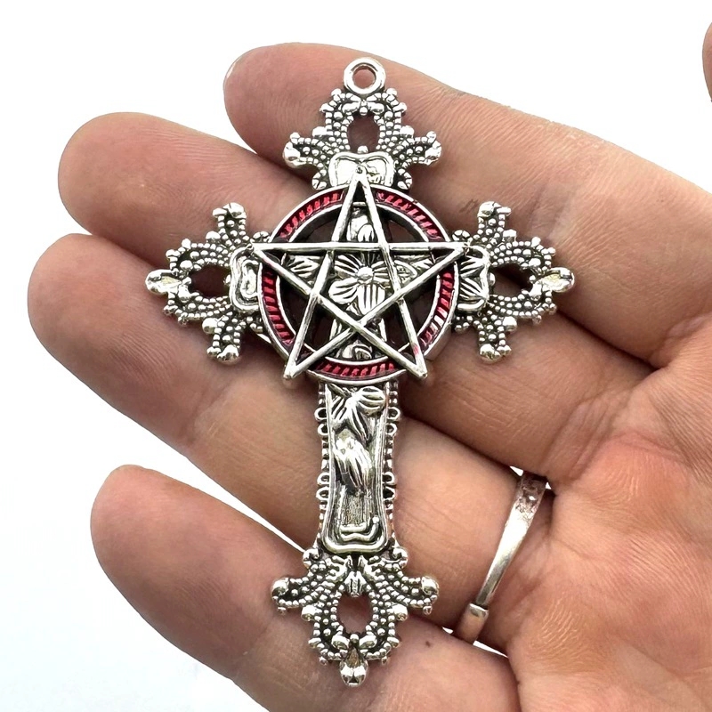 2pcs 30x15mm Gothic Big Cross  - Vintage Jewelry Collection incelemesi ve fiyatı