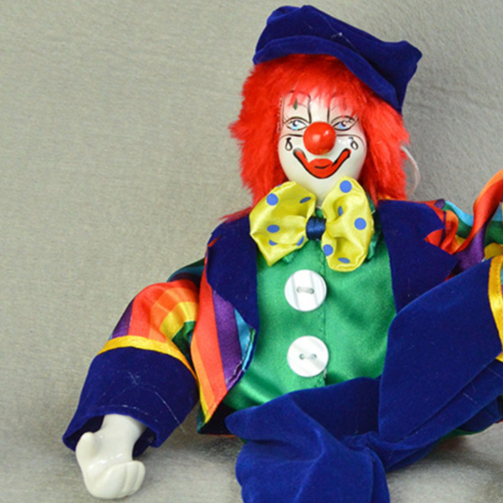 Dangling Leg Clown Doll Handma - Vintage Collectible Dolls incelemesi ve fiyatı