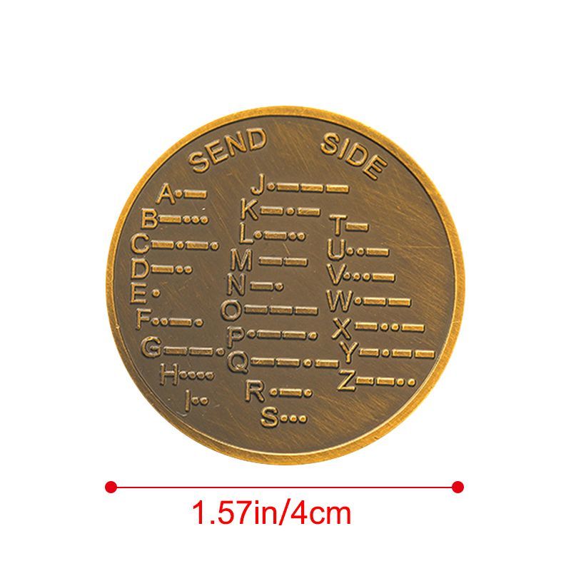 Morse Code Receiver Commemorat - Vintage Collectible Coins incelemesi ve fiyatı