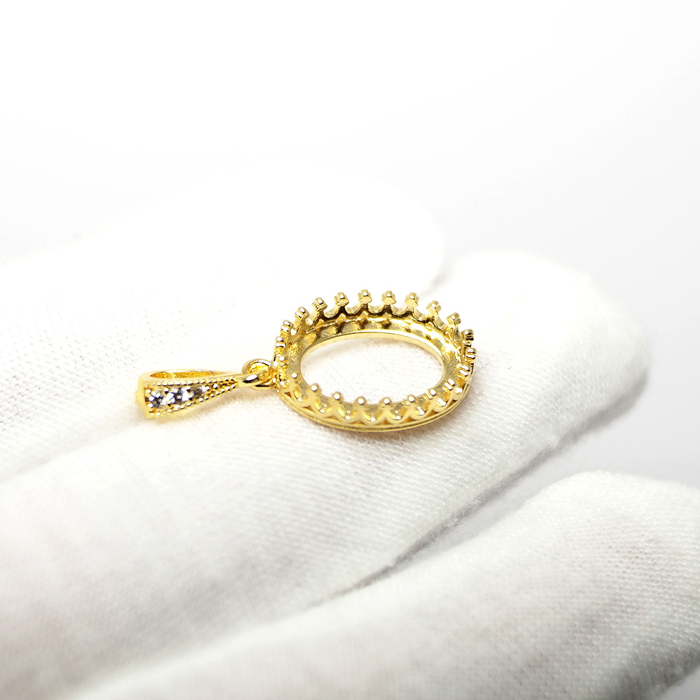 2pcs Crown Drop Necklace Charm - Vintage Item incelemesi ve fiyatı