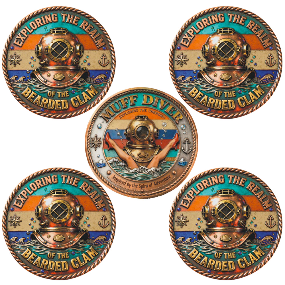 5pcs Vintage Diving Helmet Nau - Vintage Collectible Coins incelemesi ve fiyatı