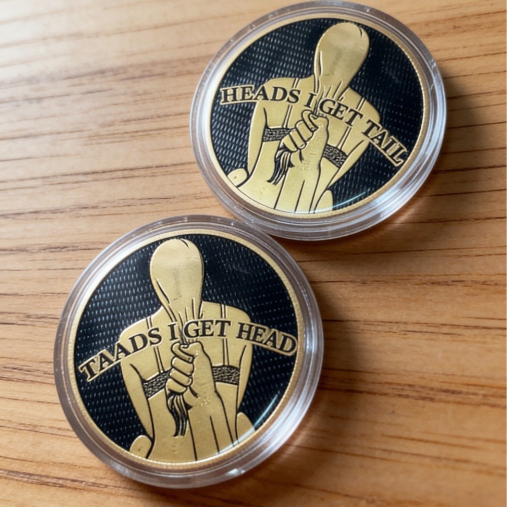 New Funny Heads and Tails Coin - Vintage Collectible Coins incelemesi ve fiyatı