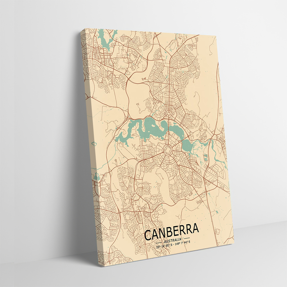 Canberra Vintage Map Printing  - Canberra Vintage & Collectible Centre Reviews incelemesi ve fiyatı