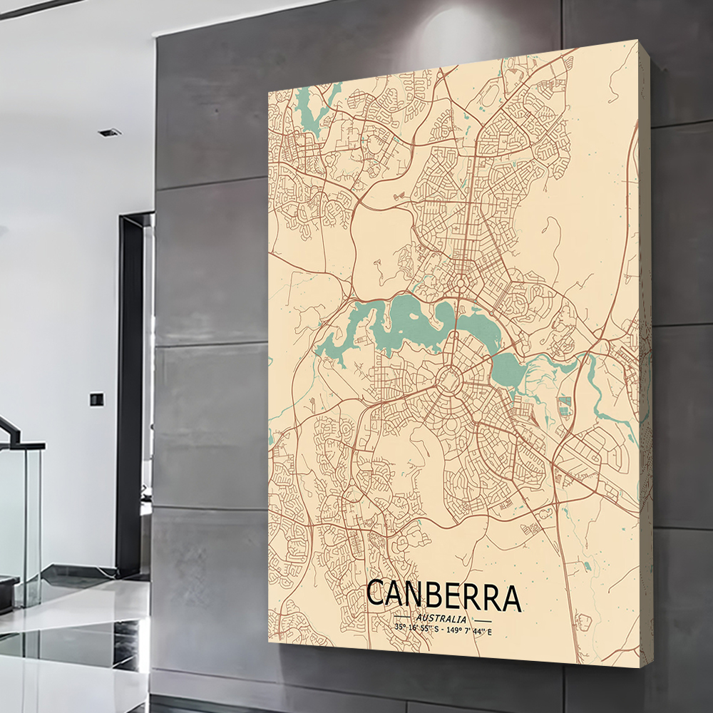 Canberra Vintage Map Printing  - Canberra Vintage & Collectible Centre Reviews incelemesi ve fiyatı