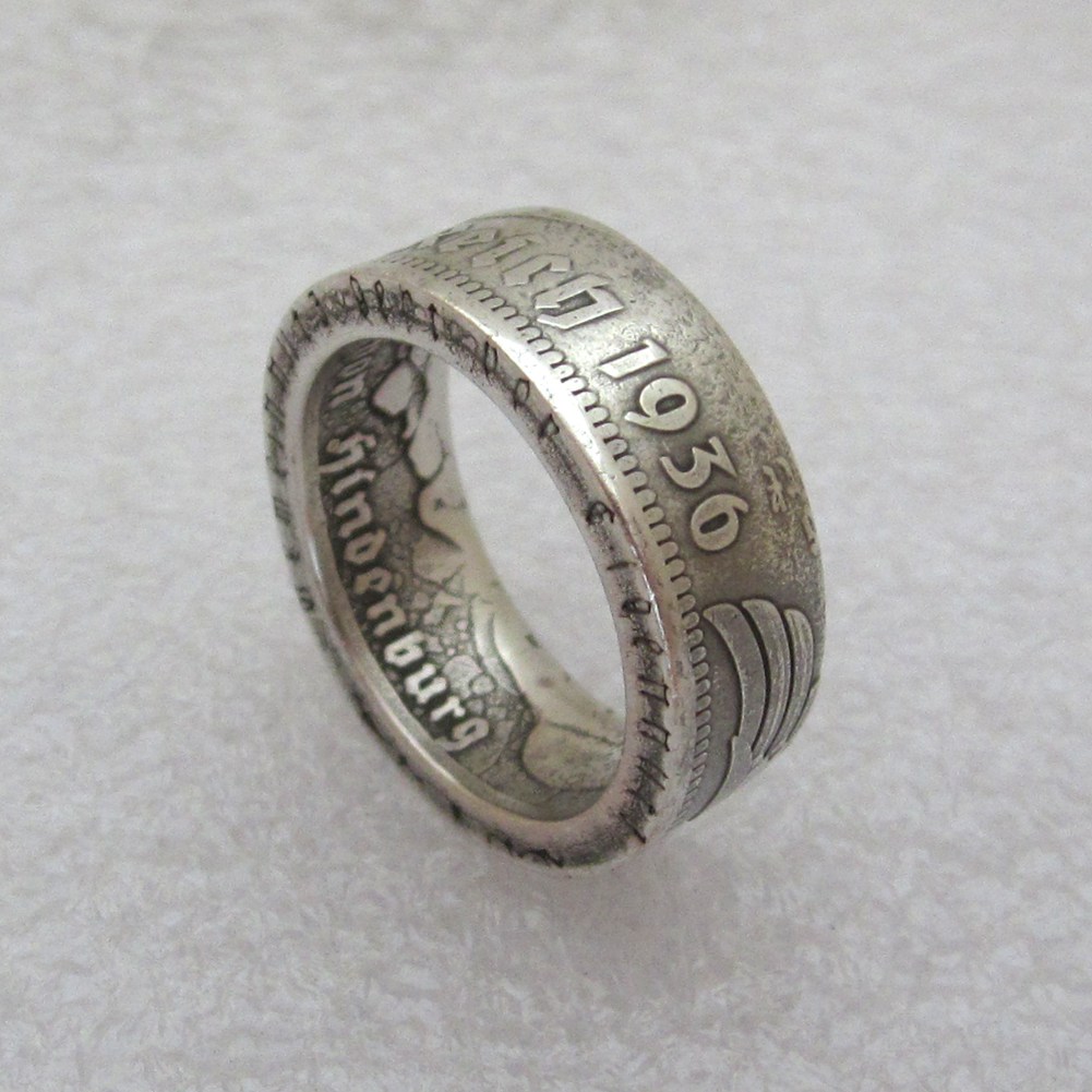 Handcrafted Coin Ring Handmade - Vintage Collectible Coins incelemesi ve fiyatı