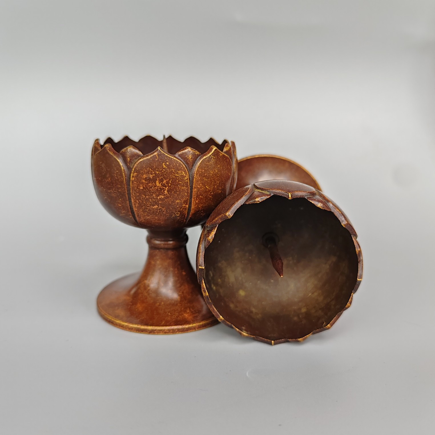 2Pcs Vintage Pure Brass Cups C - Collectible Vintage Matches incelemesi ve fiyatı