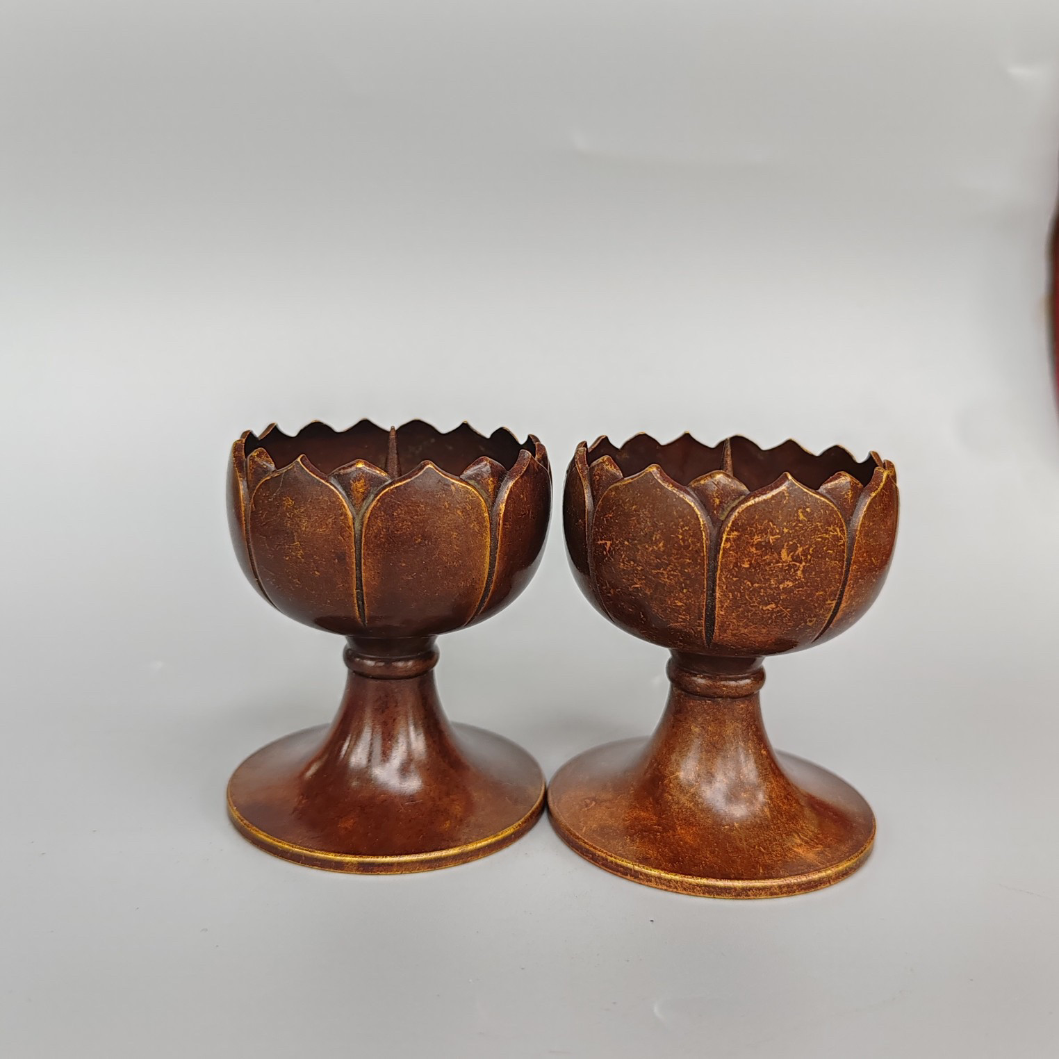 2Pcs Vintage Pure Brass Cups C - Collectible Vintage Matches incelemesi ve fiyatı