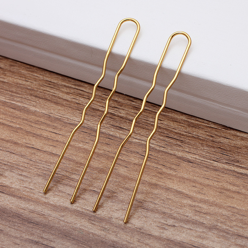 50Pcs Simple U Shape Metal Hai - Vintage Jewelry Collection incelemesi ve fiyatı