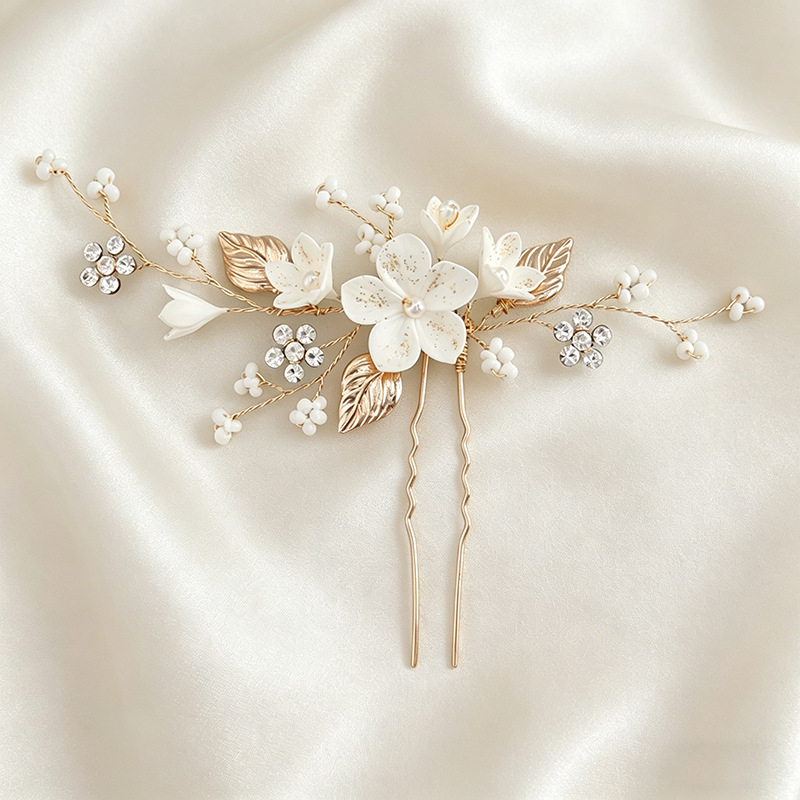 Bride Headpiece Hairpin Pearl  - Vintage Item incelemesi ve fiyatı
