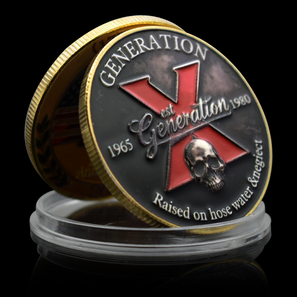 Generation X Skull Metal Coin  - Vintage Collectible Coins incelemesi ve fiyatı