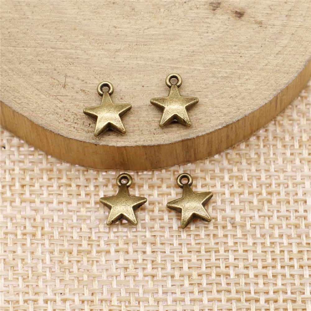 40pcs 8.6x7.1mm 2 Colors Antiq - Vintage Jewelry Collection incelemesi ve fiyatı
