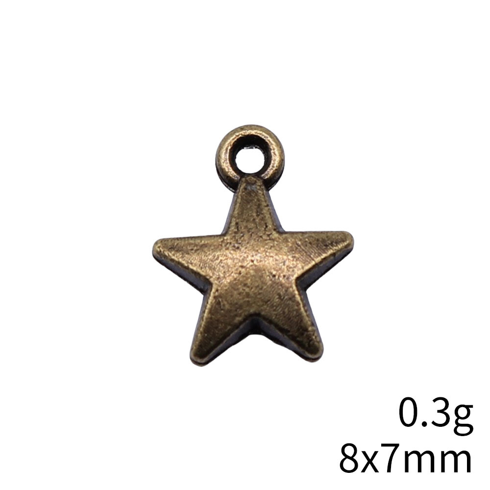 40pcs 8.6x7.1mm 2 Colors Antiq - Vintage Jewelry Collection incelemesi ve fiyatı