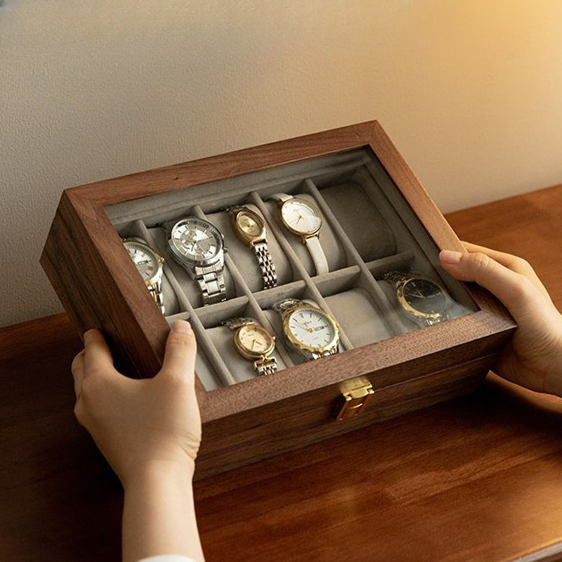 Wooden Watch Storage Box Luxur - Vintage Watch Collecting incelemesi ve fiyatı