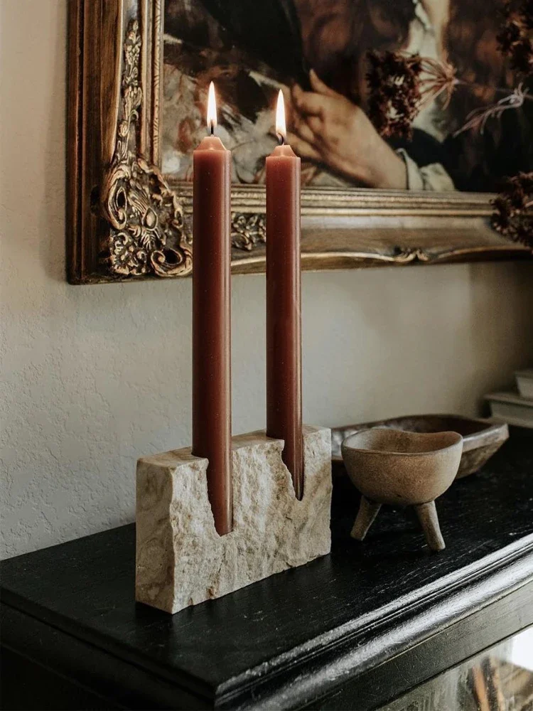 2 Holes Marble Candlestick Hol - Collectible Vintage Matches incelemesi ve fiyatı