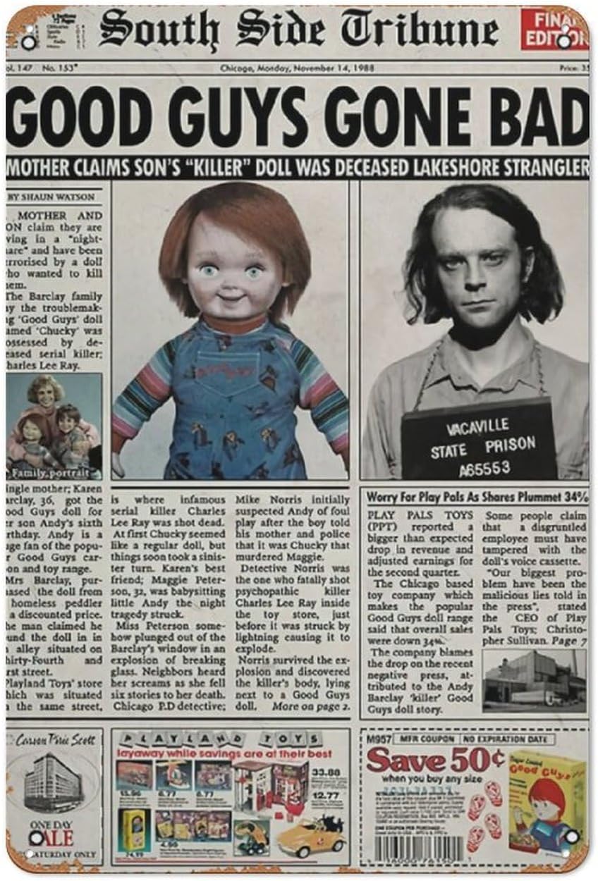 Child S Play 1988 Newspaper Po - Collectible Vintage Newspapers incelemesi ve fiyatı