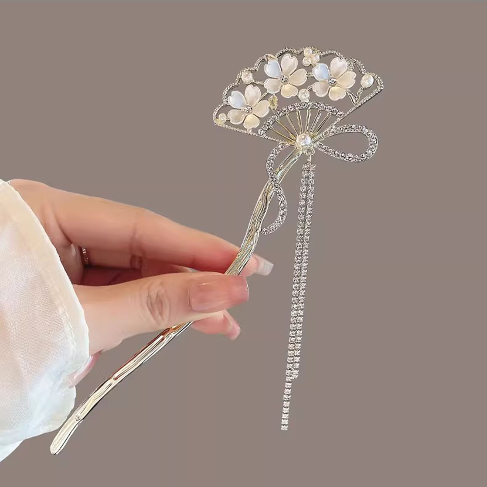 Vintage Flower Fan Shaped Hair - Vintage Jewelry Collection incelemesi ve fiyatı